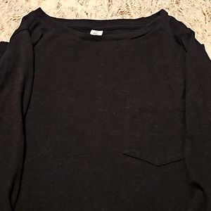 Old Navy long sleeve black dress,size M. Used